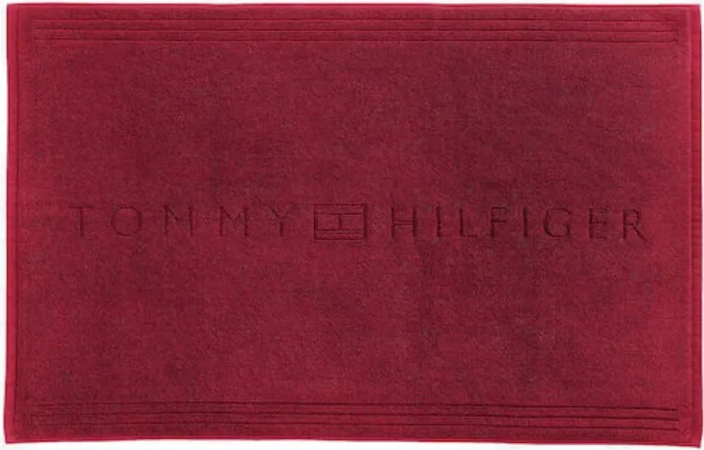 Tapis de Bain 50x80 cm Tommy Hilfiger Legend Red pour Sortie de Douche