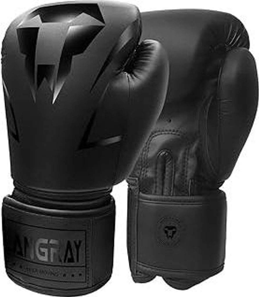 Boxhandschuhe,LangRay Boxhandschuhe aus Kunstleder Box Handschuh Herren Set Boxhandschuhe Damen Punching Handschuhe für Kampfsport MMA Sparring un...