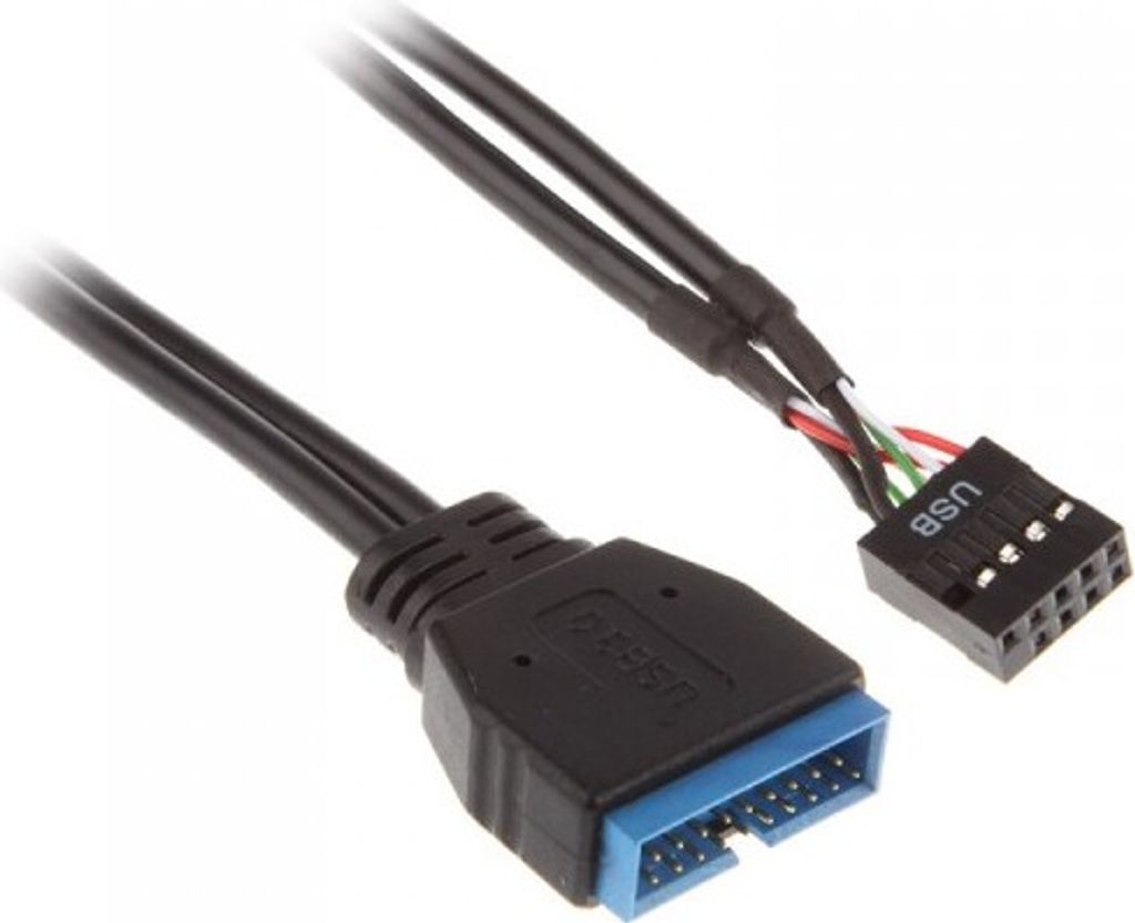 Akasa Adapter intern USB 3.0 zu intern USB 2.0 15cm
