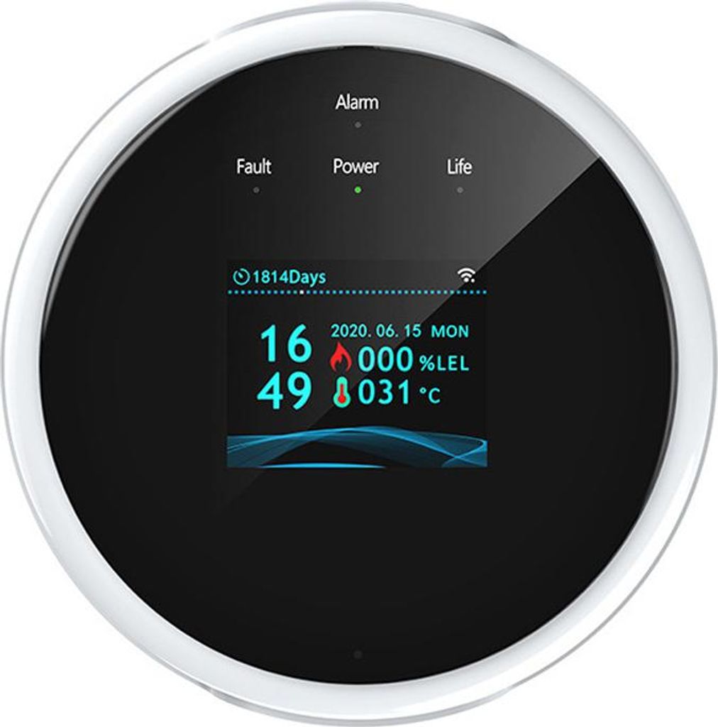 Tuya WiFi capteur de gaz naturel domestique intelligent Image du produit 