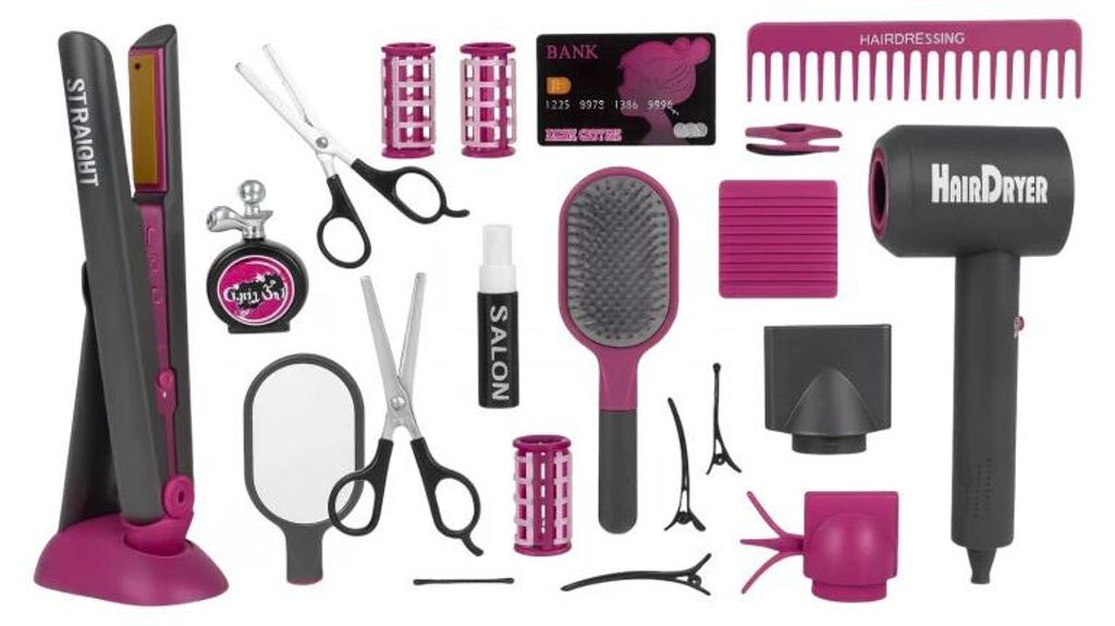 KIK KX2945 Set parrucchieri per bambini 20 pezzi Immagine del prodotto 