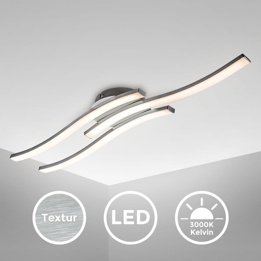 Deckenlampe Deckenleuchte Design 3-flammig mit Power-LED Neu 
