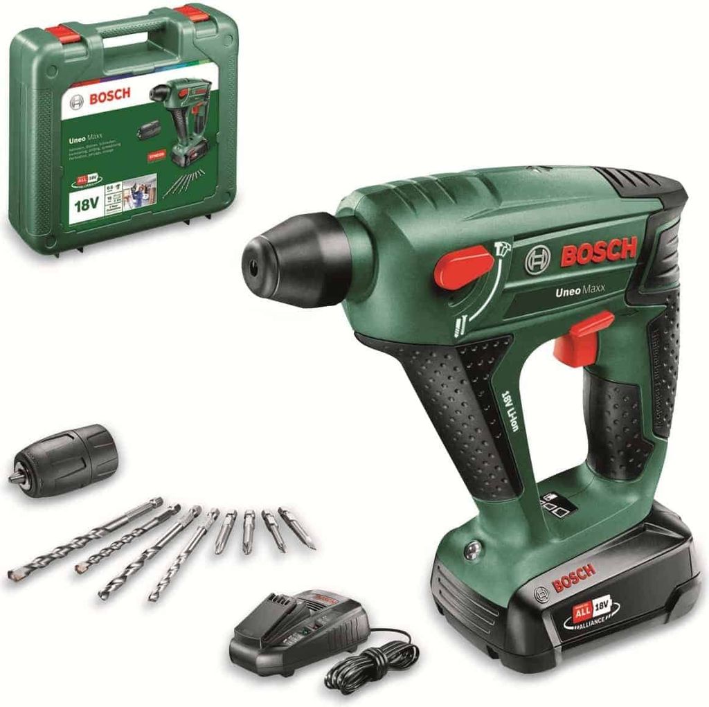 Trapano a percussione a batteria BOSCH Uneo Maxx Immagine del prodotto 