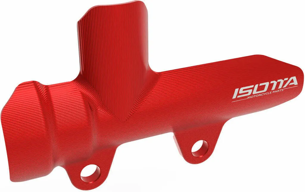 Protection rouge pour pompe de frein arrière ISOTTA Moto Guzzi V85 TT