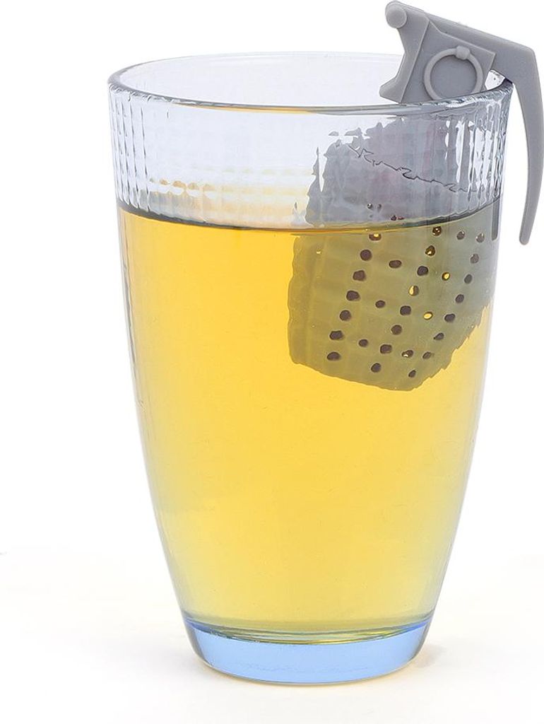 Niedliche Silikon Tee Infuser Lebensmittelqualität Granate Form Design Teefilter lustige Tee-Sieb