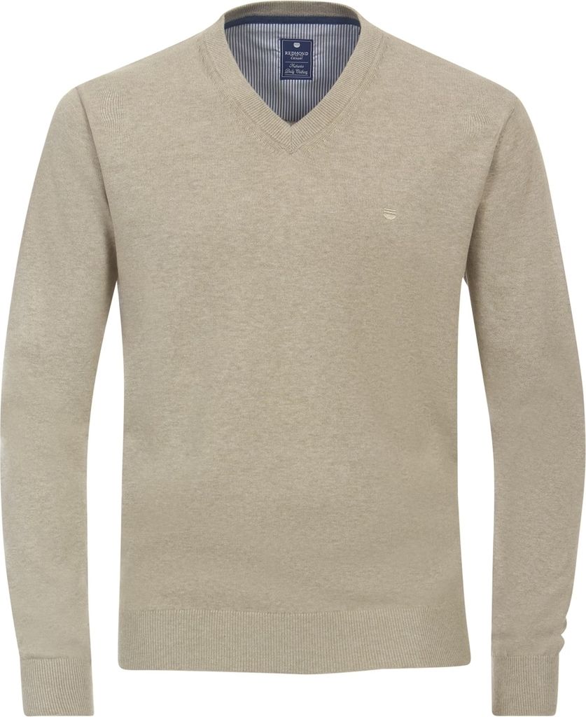 REDMOND V-Neck-Pullover Beige XL