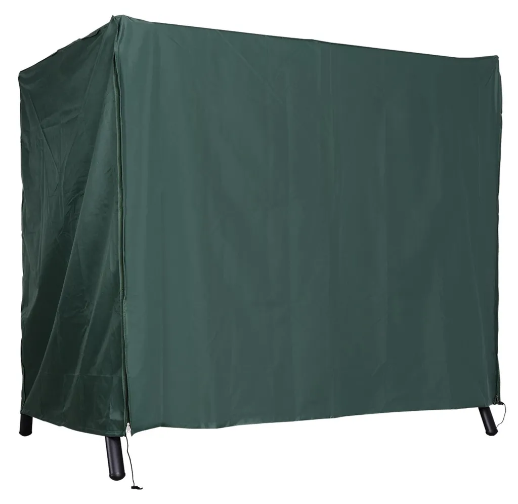 Housse Balancelle Jardin 177cm Vert Foncé en Tissu Oxford Haute Résistance