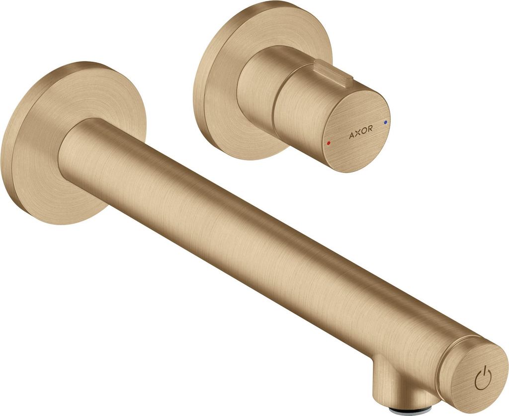 hansgrohe AXOR Uno Select Waschtischmischer Unterputz, Wandmontage, Ausladung 220mm, 45113140