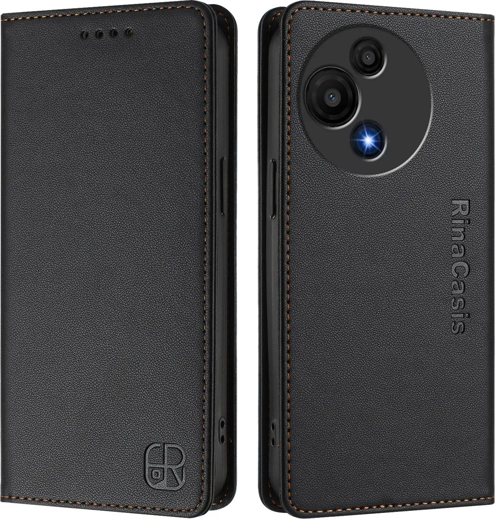 Custodia A Flip In Similpelle Per Cat S60 – Chiusura Magnetica E Protezione Totale Nera