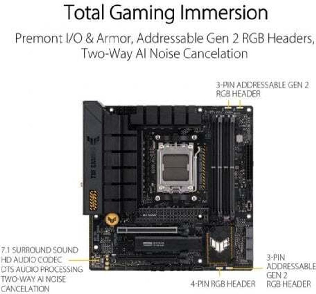 ASUS TUF GAMING B650M-PLUS WIFI Mainboard Produktbild 15