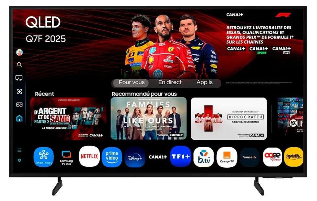Samsung TQ65Q7FAAU 65 4K UHD 2160p Sort - LCD-TV - 165,1 cm Obrázek produktu 