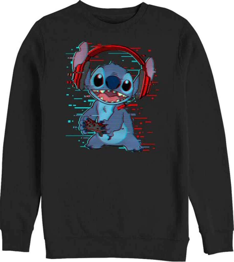 Lilo & Stitch Sweatshirt Damen Stitch Games schwarz XL