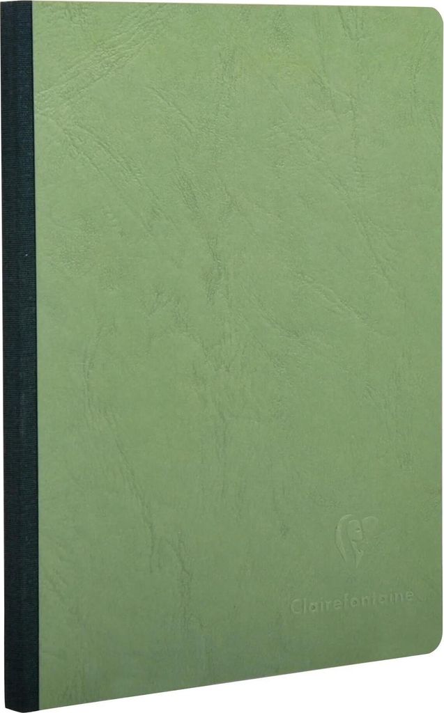 Clairefontaine 5x Notizbuch AgeBag A5 Leinen bl 96 Blatt - Grün 795403C