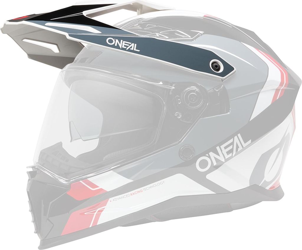 Oneal Visier D-Srs Helm Nomad Black/White/Red Größe: OS