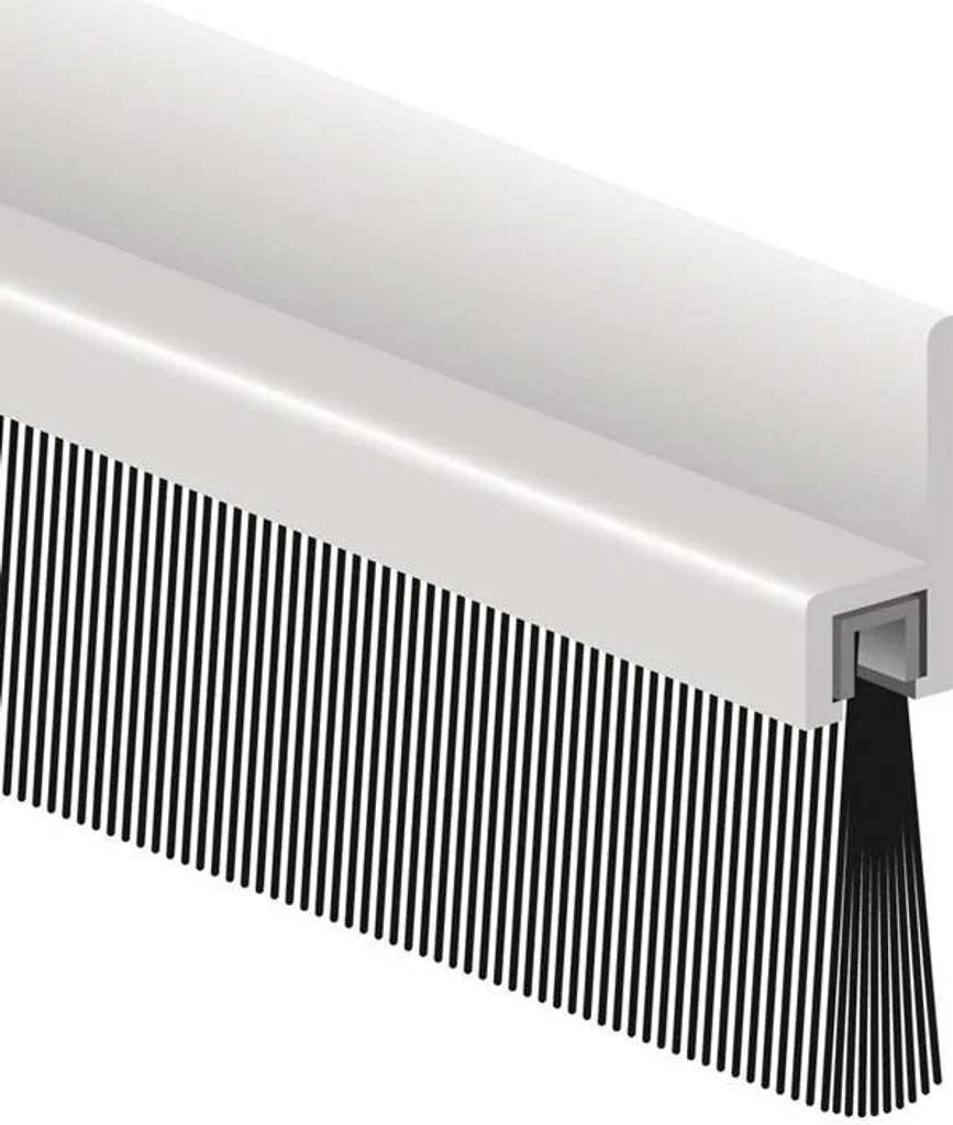Joint brosse pour porte de garage ELLEN 1000mm idéal contre la poussière