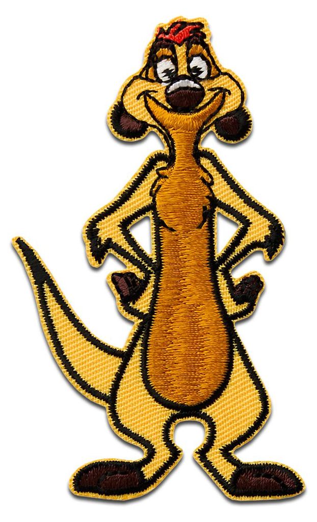 Disney © König Der Löwen Timon Tier  - Aufnäher, Bügelbild, Produktbild 