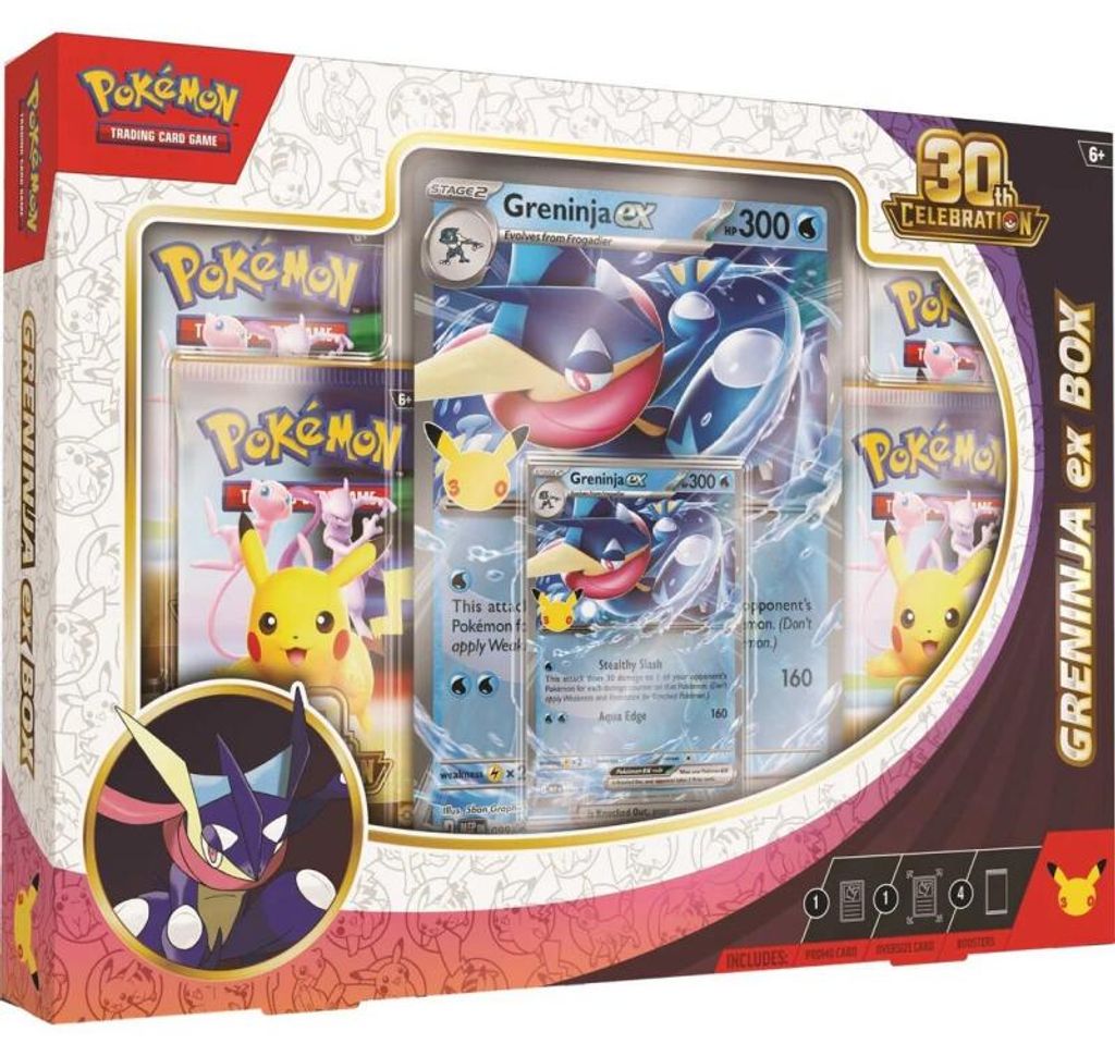 Celebración del 30 aniversario de Pokémon: Caja de Greninja Imagen del producto 