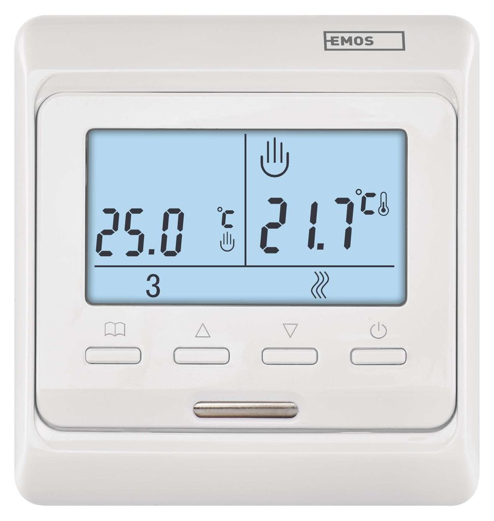 Fußbodenheizung-Thermostat P5601UF, programmierbar, verkabelt
