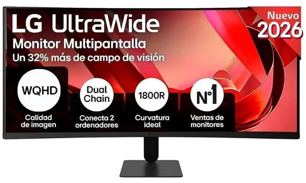 LG 34U601B-B, 86,4 cm (34"), 3440 x 1440 px, Dual WQHD, Obrázok produktu 