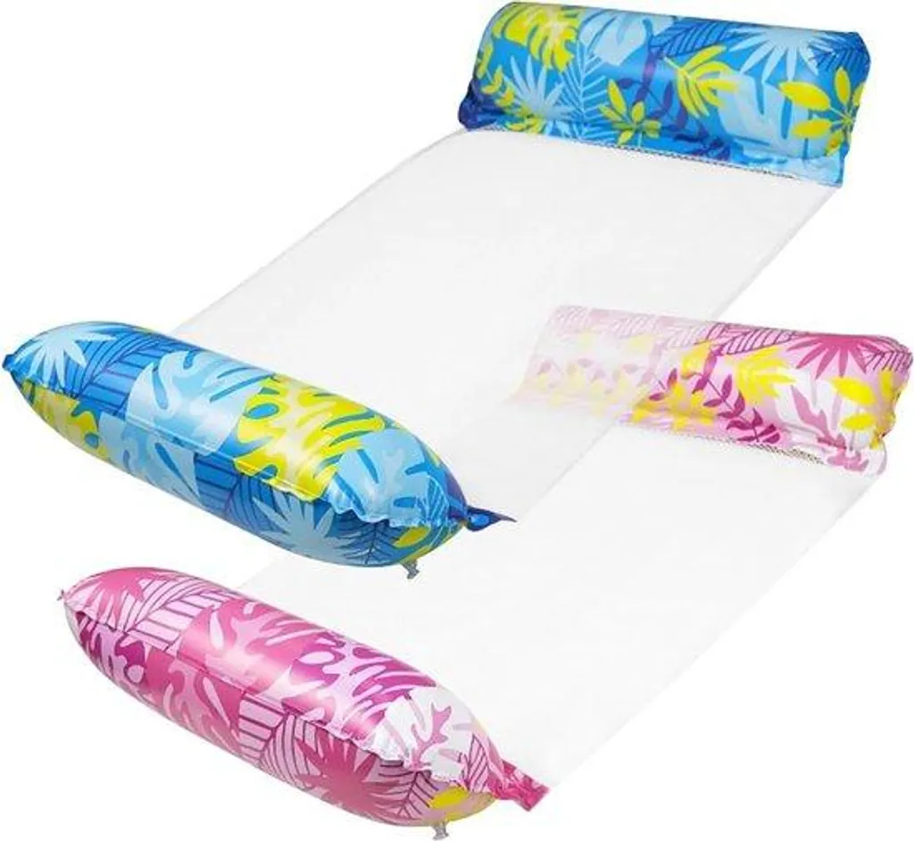 Piscine rotative 4-en-1 ultralégère avec matelas et dossier inclinable