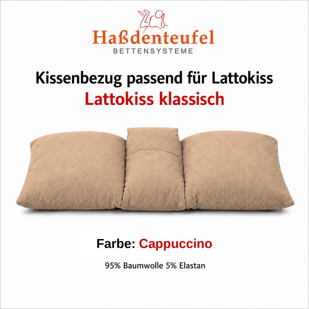 Kissenbezug passend für Lattoflex Lattokiss 35 × 80 cm Produktbild 