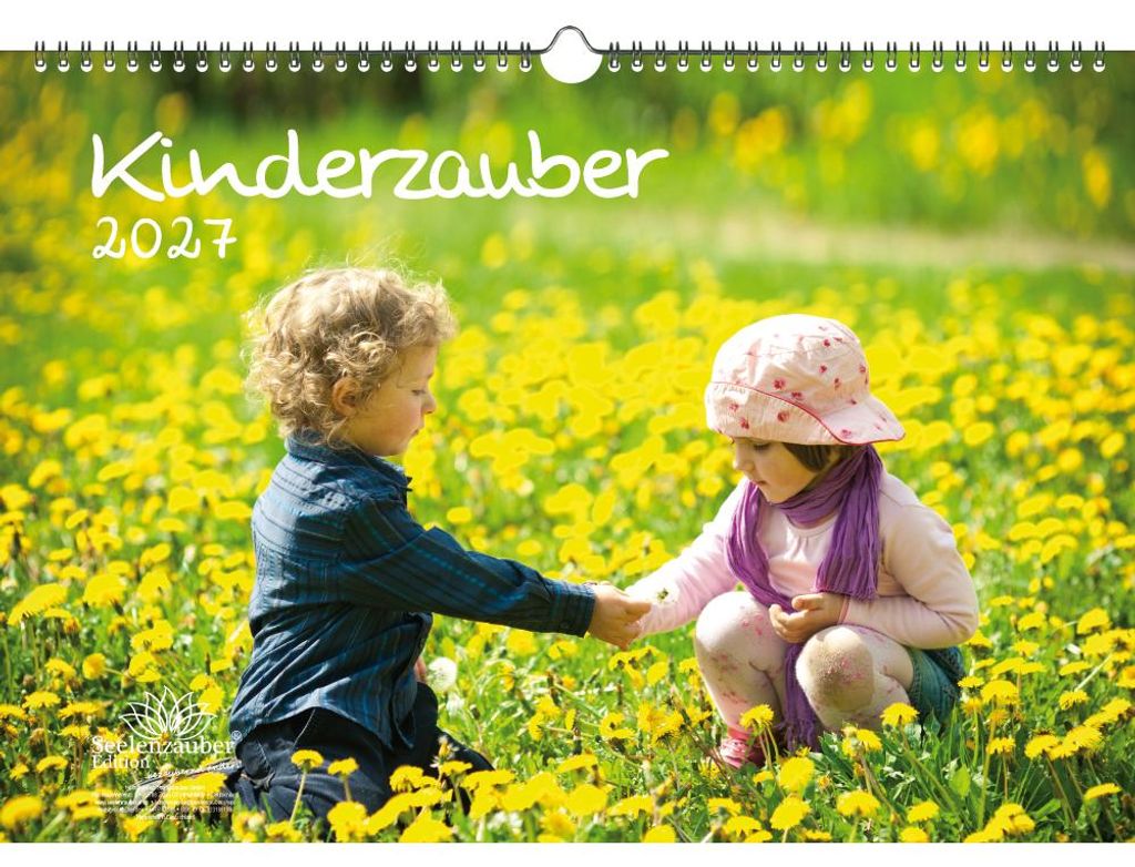 Kinderzauber DIN A3 Kalender für 2027 Kinder - Seelenzauber