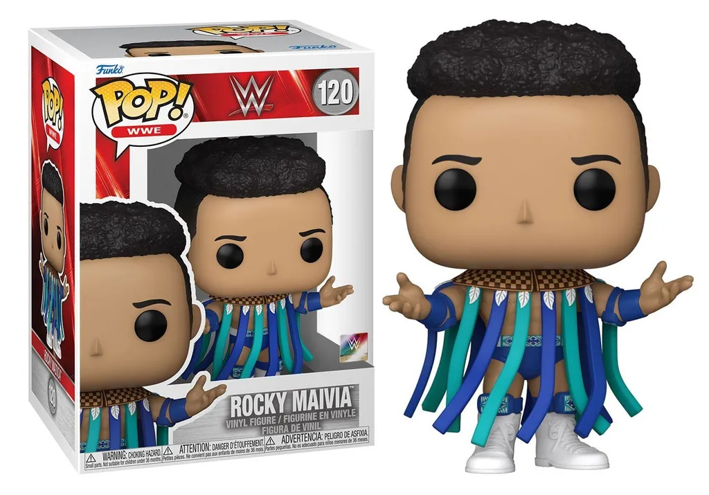 Figurine de Collection Funko Pop WWE Rocky Maivia 120 pour Fan de Catch