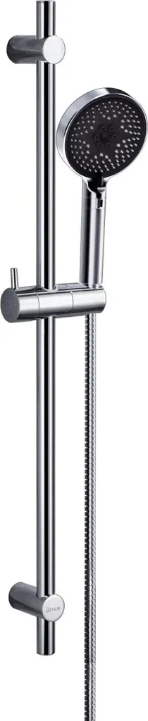 Asta Saliscendi Doccia Regolabile 70cm | Set Completo Inox Cromo