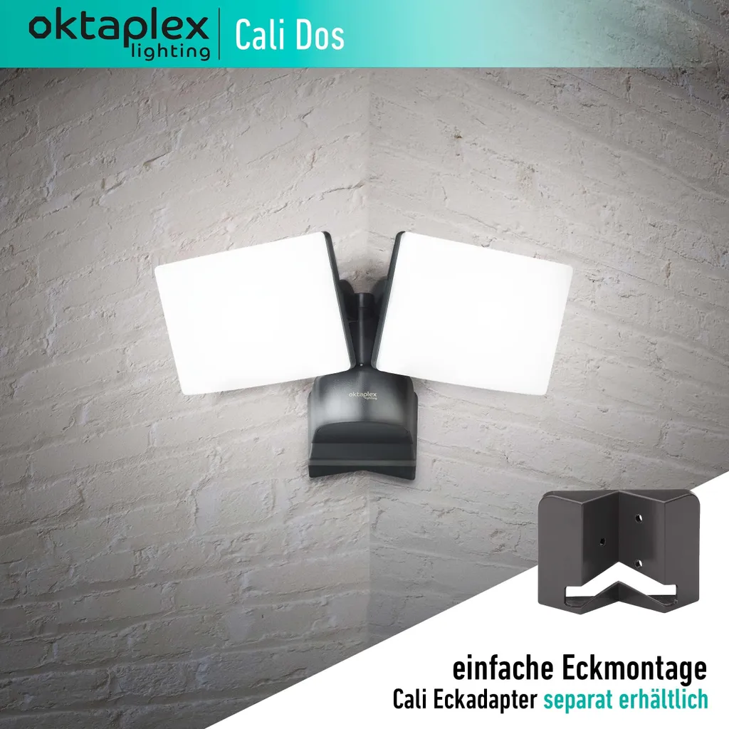 Applique Murale Extérieure LED Double Faisceau Anthracite IP65 - 6