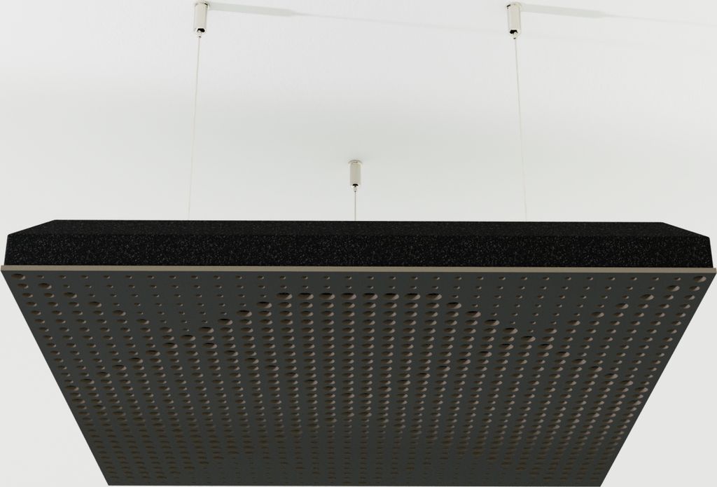 2-Stück Akustik Deckenpaneele «WILDS-C» mit Montageset | Absorption - Diffusion - Reflexion - Schalldämmung - Isolierung | Acoustic Cloud Panel...