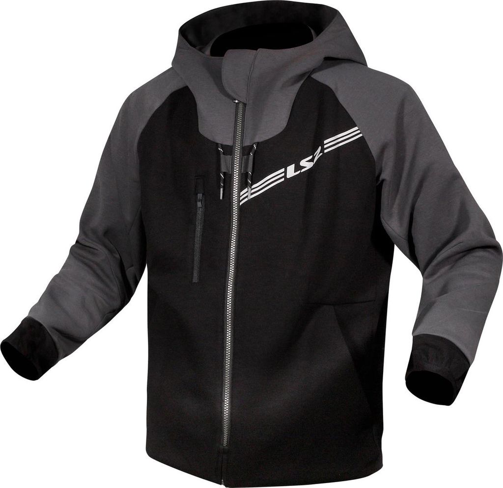 LS2 Throttle Jacke Schwarz / Grau Herren Gr.xxl
