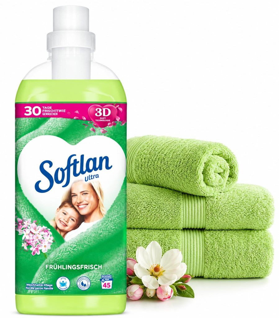 Concentré d'adoucissant vert Fruhling 1 l - Softlan Image du produit 
