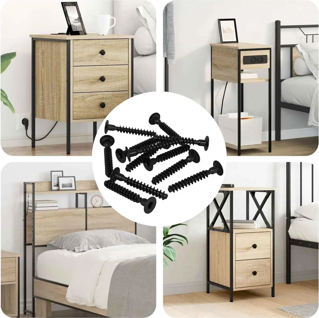 Fixez tout sans manquer de vis avec ce lot de 5143 vis en fer noir
