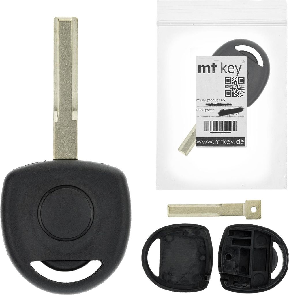 MT KEY Autoschlüssel Ersatzschlüssel Rohling HU43 kompatibel mit ONDA ACCORD V OPEL OMEGA B1 VECTRA B CALIBRA SINTRA VECTRA C SIGNUM