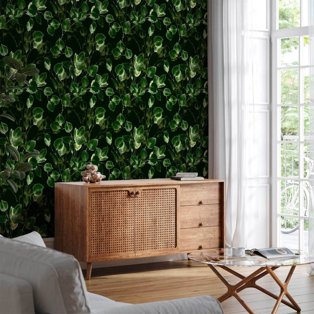 Vlies Tapete - Greenery Decoration 50x1000 cm Blätter f-C-10014-j-a
