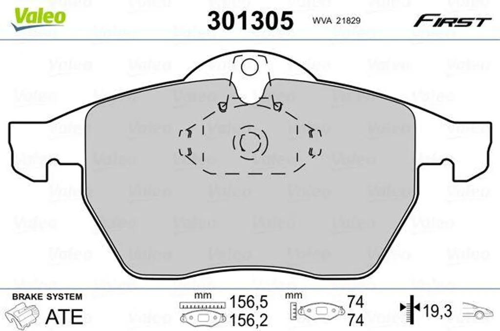 Plaquettes de Frein Valeo 301305 : Stop aux Bruits et Freinage Faible