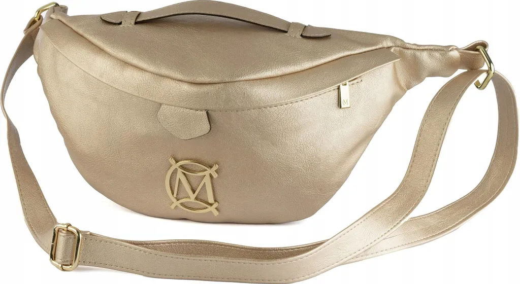 Massimo Contti Goldene Borsa Messenger Oro | Tracolla Logo Fashion