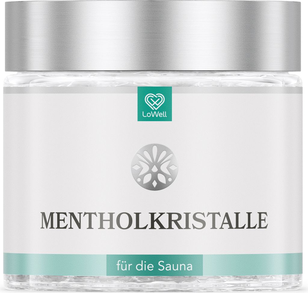 LoWell® 100g Mentholkristalle aus 100% reiner Minze - Ideal Produktbild 