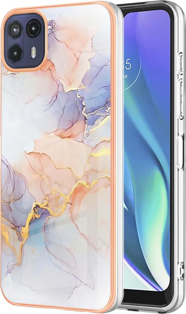 Cover Motorola G50 5G Grigio Fantasia: Stile e Protezione TPU