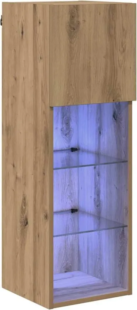 Mobile TV Sospeso Rovere Artigianale 90cm | Arredo Soggiorno Moderno