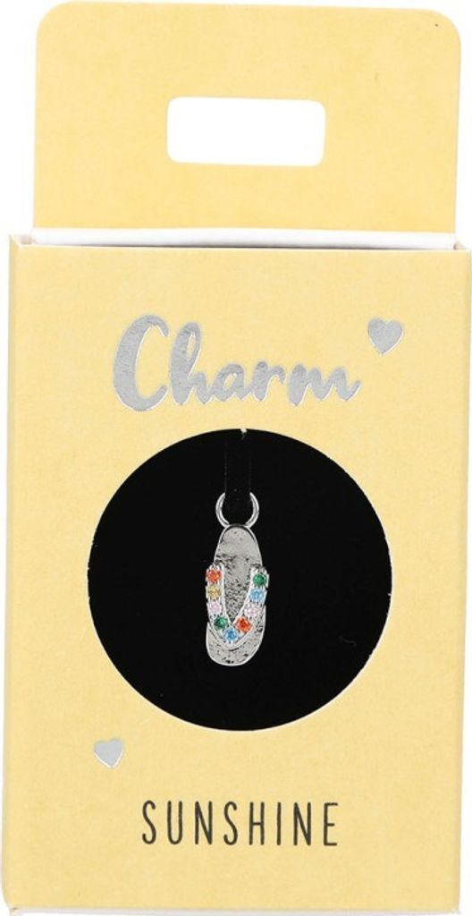 Versilberte o. Vergoldete Charms -Anhänger für Creolen- Nr.54 - Flipflop