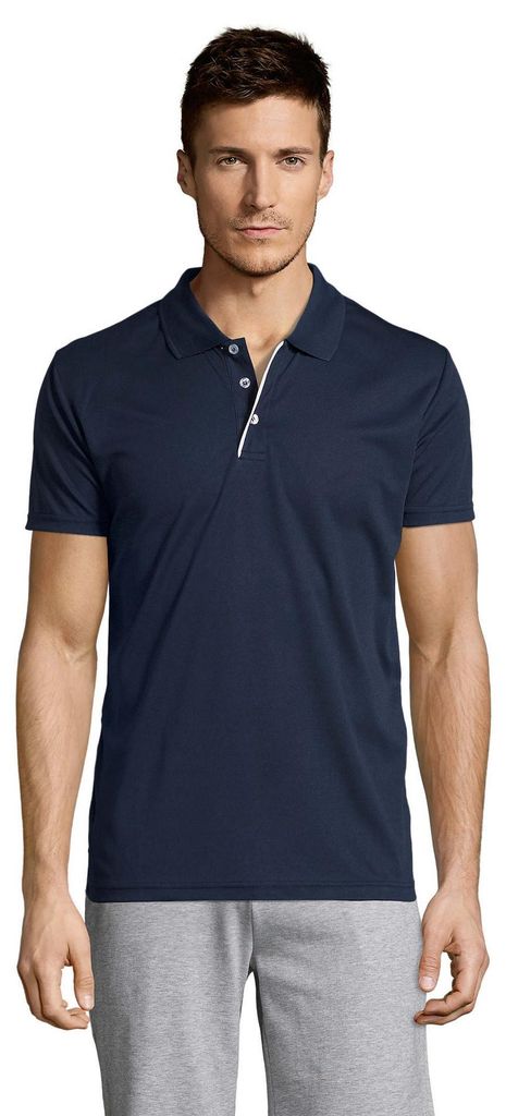 SOLS - "Performer" Poloshirt für Herren - Sport LT2275 (M) (Dunkelblau)