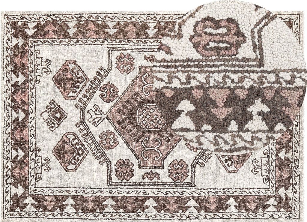 BELIANI Dywan wielokolorowy wełniany 160 x 230 cm ręcznie Zdjęcie produktu 