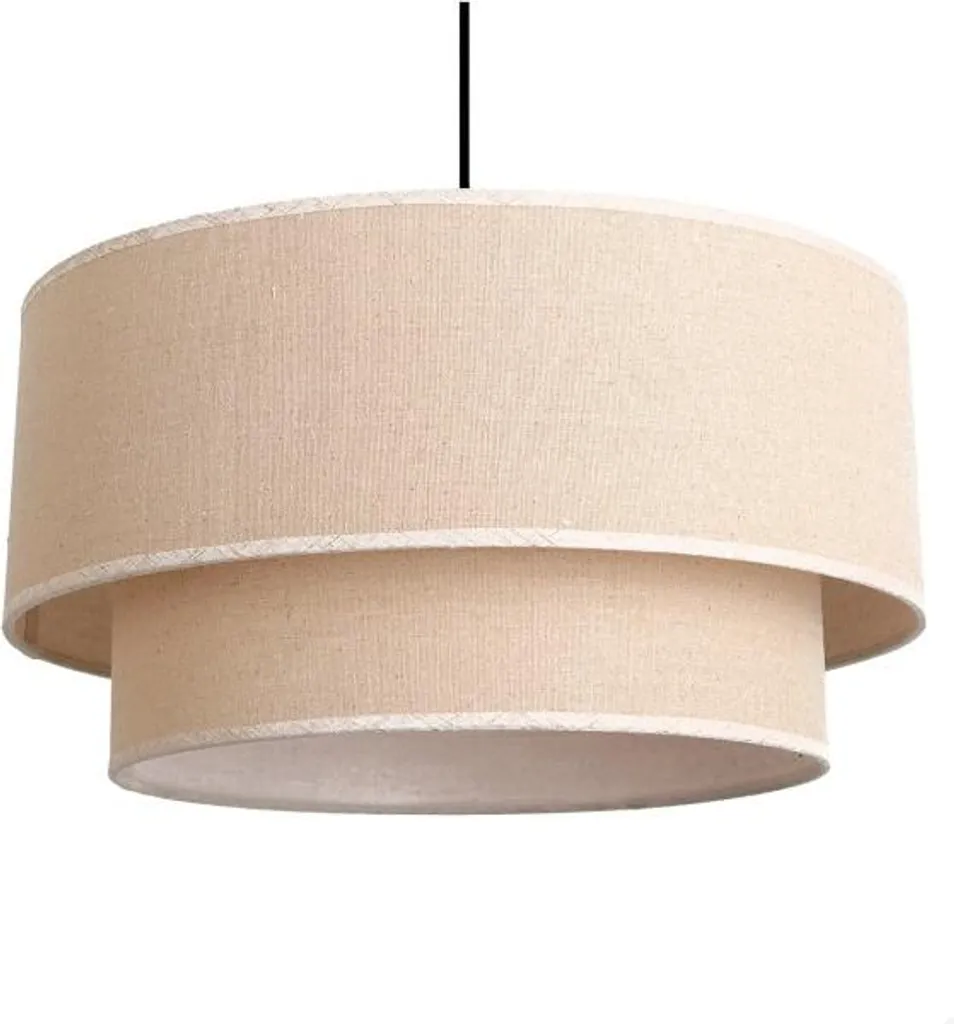 Luminaire de plafond FLOXEN BOHO beige pour ambiance cocooning