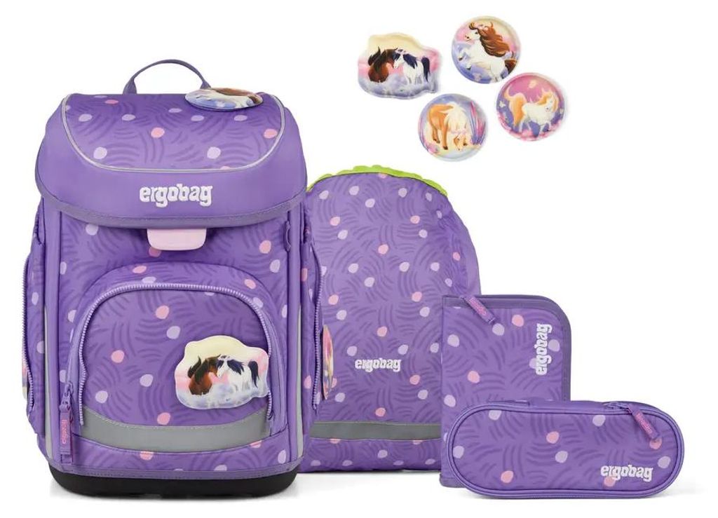 Zestaw plecaka szkolnego ergobag cubo, rower dziecięcy Zdjęcie produktu 