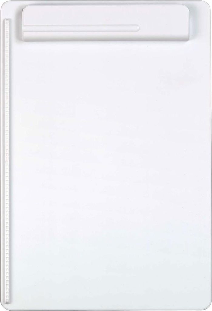 MAUL Klemmbrett MAULgo A4 Hochformat PS-Kunststoff weiß