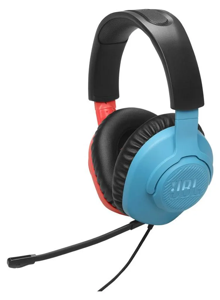 Casque Gaming Filaire JBL Quantum 100N pour Console et PC Bleu et Rouge