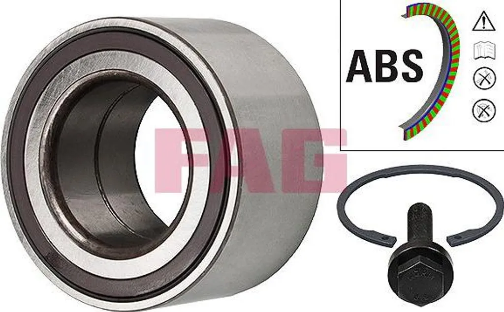 Kit Roulement de Roue FAG renforcé pour Amarok, remplace 2H0407627A