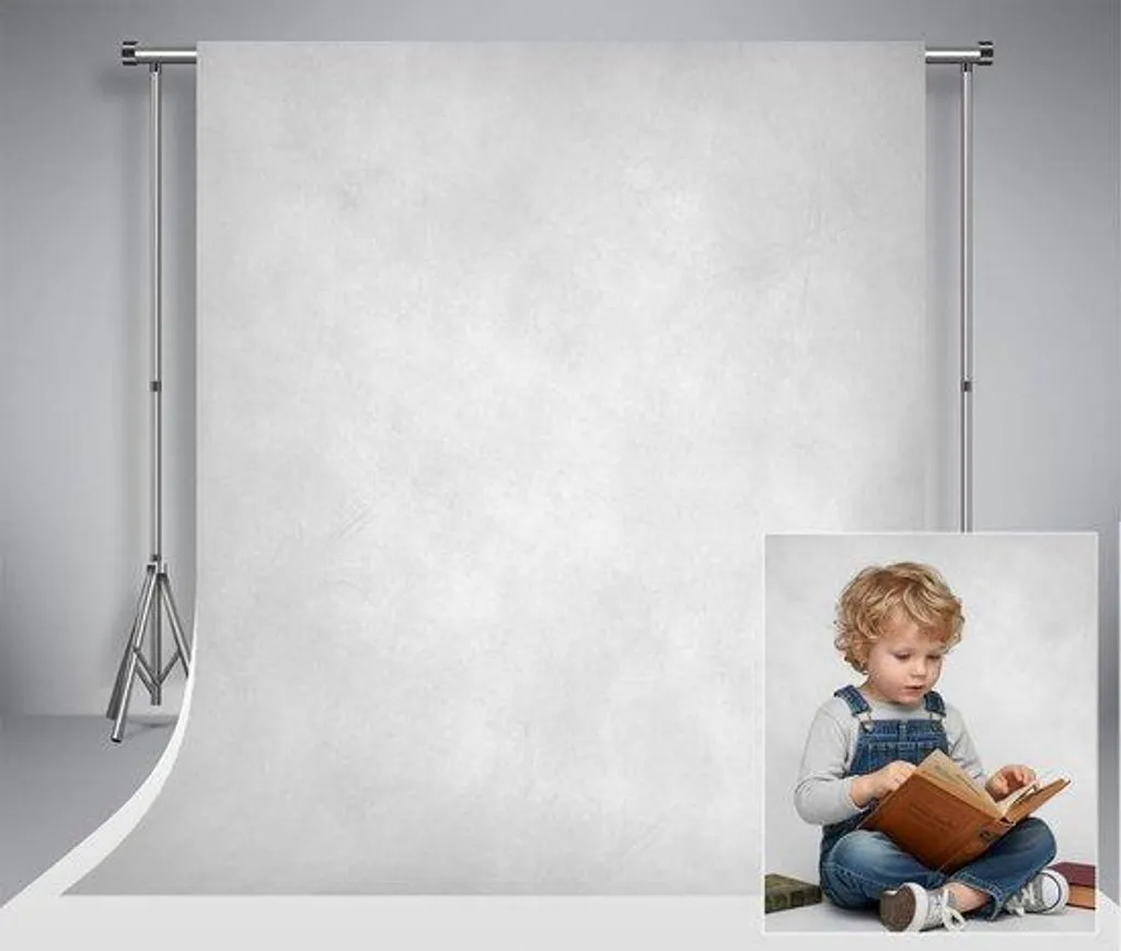 Fond photo gris argenté 2x3m mat sans reflets pour matériel de studio