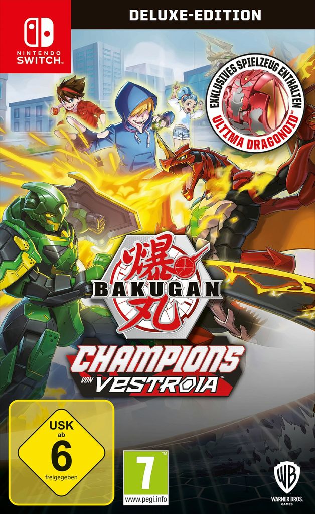Warner Bros. Games Bakugan : Champions de Vestroia - Deluxe Edition, Nintendo Switch, RP (Rating Pending), Physische Medien
